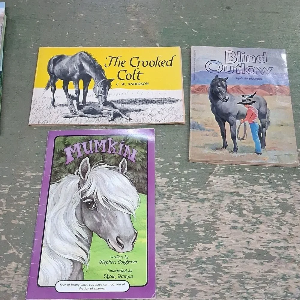 Vintage Black Beauty 3 VHS,‎ & 6 Black Beauty Story Books